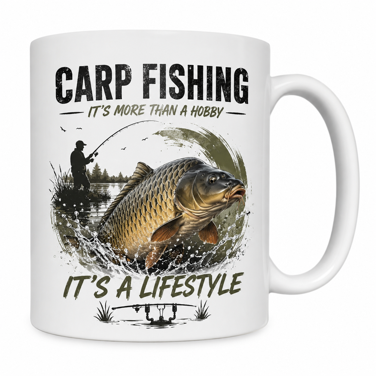 Carp Fishing Lifestyle Mug