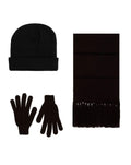 Winter Warmth Bundel: Unisex Beanie,Gloves & Scarf