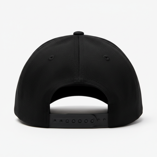 Be Yourself Snapback Cap - Back view showing plain adjustable snap strap